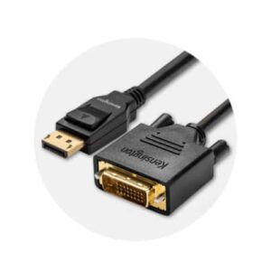 Kensington Cable unidireccional pasivo DisplayPort 1.1 (M) a DVI-D (M), 1,8 m