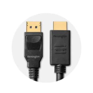 Kensington Cable unidireccional pasivo DisplayPort 1.2 (M) a HDMI (M), 1,8 m Kensington Cable unidireccional pasivo DisplayPort 1.2 (M) a HDMI (M), 1,8 m