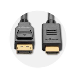 Kensington Cable unidireccional pasivo DisplayPort 1.2 (M) a HDMI (M), 1,8 m Kensington Cable unidireccional pasivo DisplayPort 1.2 (M) a HDMI (M), 1,8 m