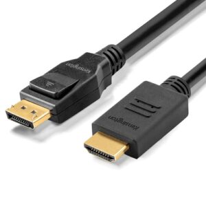 Kensington Cable unidireccional pasivo DisplayPort 1.2 (M) a HDMI (M), 1,8 m Kensington Cable unidireccional pasivo DisplayPort 1.2 (M) a HDMI (M), 1,8 m