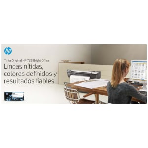 HP Cartucho de tinta DesignJet 728 cian de 130 ml