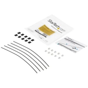 StarTech.com Cables de Seguridad de Doble Lazo – Paquete de 5 – de Acero – Ajustable