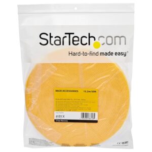 StarTech.com 7,5m - Bobina de Gancho y Bucle - Amarillo StarTech.com 7,5m – Bobina de Gancho y Bucle – Amarillo