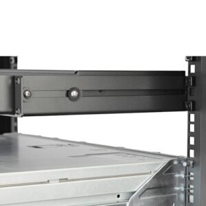 StarTech.com Carriles 1U de 19 pulgadas para Rack para Servidores con 4 Columnas - Profundidad Ajustable de 60,9cm a 91,4cm/24" a 36" - Carriles Universales HPE ProLiant Dell PowerEdge