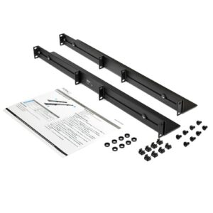 StarTech.com Carriles 1U de 19 pulgadas para Rack para Servidores con 4 Columnas - Profundidad Ajustable de 60,9cm a 91,4cm/24" a 36" - Carriles Universales HPE ProLiant Dell PowerEdge