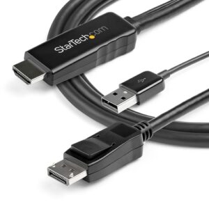 StarTech.com Cable de 2m HDMI a DisplayPort - 4K 30Hz StarTech.com Cable de 2m HDMI a DisplayPort – 4K 30Hz