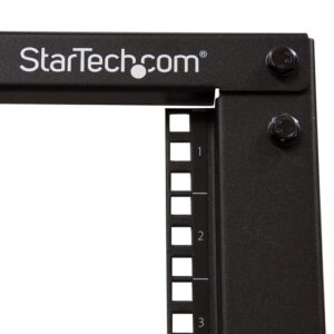 StarTech.com Rack de Marco Abierto con Profundidad Ajustable de 4 Columnas 8U y 19 Pulgadas con Ruedas/Niveladores y Anillas de Gestión de Cableado - Armario Rack Autoportante con Ruedas StarTech.com Rack de Marco Abierto con Profundidad Ajustable de 4 Columnas 8U y 19 Pulgadas con Ruedas/Niveladores y Anillas de Gestión de Cableado - Armario Rack Autoportante con Ruedas