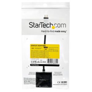 StarTech.com Cable de 1m USB-C a DisplayPort 1.4 HBR3 con Entrega de Alimentación PD de 60W – Convertidor Adaptador de Vídeo USB Tipo C 8K60Hz/4K120Hz – Compatible Thunderbolt 3