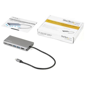 StarTech.com Adaptador Multipuertos USB-C - Mini Docking Station para Viajes con HDMI de 4K o VGA de 1080p - con Hub Ladrón USB 3.0 - PD de 100W - SD - Ethernet - Audio y Micrófono - Replicador de Puertos Portátil StarTech.com Adaptador Multipuertos USB-C - Mini Docking Station para Viajes con HDMI de 4K o VGA de 1080p - con Hub Ladrón USB 3.0 - PD de 100W - SD - Ethernet - Audio y Micrófono - Replicador de Puertos Portátil