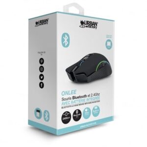 Urban Factory Onlee ratón Ambidextro RF Wireless + Bluetooth Óptico 2400 DPI Urban Factory Onlee ratón Ambidextro RF Wireless + Bluetooth Óptico 2400 DPI