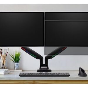 Kensington Brazo doble de monitor SmartFit® ajustable en altura con un toque Kensington Brazo doble de monitor SmartFit® ajustable en altura con un toque