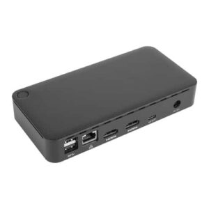 Targus DOCK310EUZ base para portátil y replicador de puertos Alámbrico USB 3.2 Gen 1 (3.1 Gen 1) Type-C Negro Targus DOCK310EUZ base para portátil y replicador de puertos Alámbrico USB 3.2 Gen 1 (3.1 Gen 1) Type-C Negro