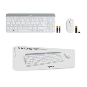 Logitech MK470 teclado Ratón incluido USB Español Blanco Logitech MK470 teclado Ratón incluido USB Español Blanco