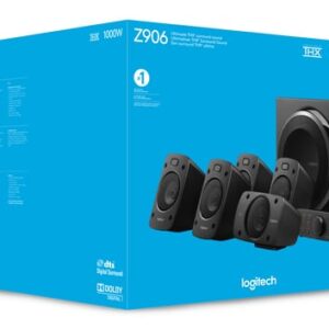 Logitech Z906 500 W Negro 5.1 canales Logitech Z906 500 W Negro 5.1 canales