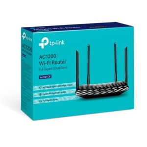 TP-Link Archer C6 router inalámbrico Ethernet rápido Doble banda (2,4 GHz / 5 GHz) 4G Blanco