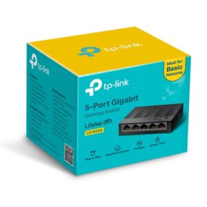 TP-Link LS1005G switch No administrado Gigabit Ethernet (10/100/1000) Negro TP-Link LS1005G switch No administrado Gigabit Ethernet (10/100/1000) Negro