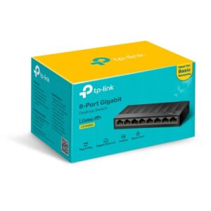 TP-Link LS1008G switch No administrado Gigabit Ethernet (10/100/1000) Negro TP-Link LS1008G switch No administrado Gigabit Ethernet (10/100/1000) Negro