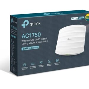 TP-Link EAP245 punto de acceso inalámbrico 1300 Mbit/s Blanco Energía sobre Ethernet (PoE) TP-Link EAP245 punto de acceso inalámbrico 1300 Mbit/s Blanco Energía sobre Ethernet (PoE)