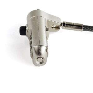 StarTech.com Cable de 2m de Seguridad para Ordenador Portátil – con Candado – para Ranura Nano – de Combinación