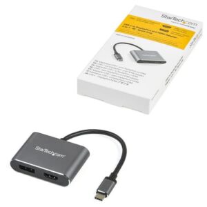 StarTech.com Adaptador de Vídeo Multipuertos USB-C – HDMI o DisplayPort – 4K de 60Hz