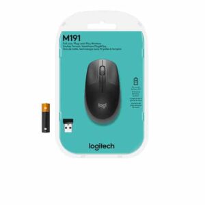 Logitech M190 ratón Ambidextro RF inalámbrico Óptico 1000 DPI Logitech M190 ratón Ambidextro RF inalámbrico Óptico 1000 DPI