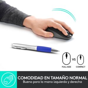 Logitech M190 ratón Ambidextro RF inalámbrico Óptico 1000 DPI Logitech M190 ratón Ambidextro RF inalámbrico Óptico 1000 DPI