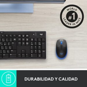 Logitech M190 ratón Ambidextro RF inalámbrico Óptico 1000 DPI Logitech M190 ratón Ambidextro RF inalámbrico Óptico 1000 DPI