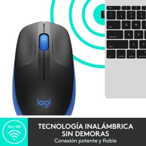 Logitech M190 ratón Ambidextro RF inalámbrico Óptico 1000 DPI Logitech M190 ratón Ambidextro RF inalámbrico Óptico 1000 DPI