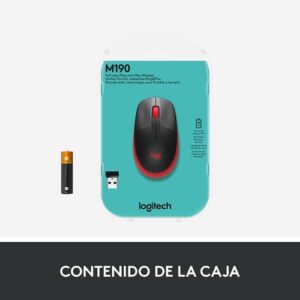 Logitech M190 ratón Ambidextro RF inalámbrico Óptico 1000 DPI