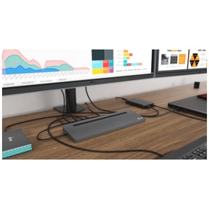 i-tec Metal USB-C Ergonomic 4K 3x Display Docking Station + Power Delivery 85 W