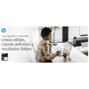 HP Cartucho de Tinta DesignJet 712 amarillo de 29 ml