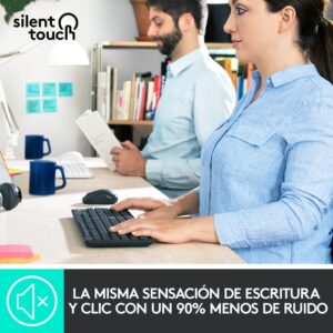 Reacondicionado | Logitech MK295 Silent Wireless Combo teclado Ratón incluido USB QWERTY Español Grafito Logitech MK295 Silent Wireless Combo teclado Ratón incluido USB QWERTY Español Grafito