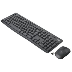 Reacondicionado | Logitech MK295 Silent Wireless Combo teclado Ratón incluido USB QWERTY Español Grafito Logitech MK295 Silent Wireless Combo teclado Ratón incluido USB QWERTY Español Grafito