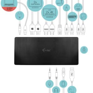 i-tec USB-C Quattro Display Docking Station with Power Delivery 85 W