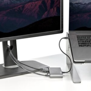 StarTech.com Thunderbolt 3-minidockningsstation - bärbar TB3-dockningsstation för dubbelskärm med HDMI 4K 60 Hz - 2x USB-A-hubb (3.2/2.0) och GbE - 28 cm inbyggd kabel - TB3-multiportadapter för bärbara datorer - Mac/Windows StarTech.com Thunderbolt 3-minidockningsstation – bärbar TB3-dockningsstation för dubbelskärm med HDMI 4K 60 Hz – 2x USB-A-hubb (3.2/2.0) och GbE – 28 cm inbyggd kabel – TB3-multiportadapter för bärbara datorer – Mac/Windows