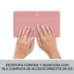 Logitech Keys-To-Go Rosa Bluetooth Español