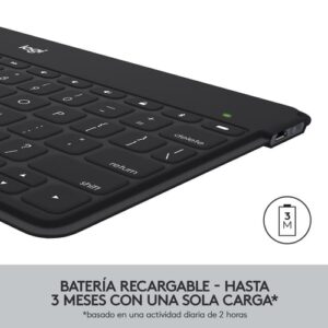 Logitech Keys-To-Go Rosa Bluetooth Español