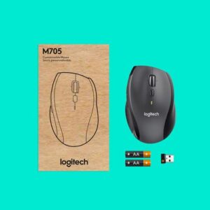 Logitech Customizable Mouse M705 ratón mano derecha RF inalámbrico Óptico 1000 DPI Logitech Customizable Mouse M705 ratón mano derecha RF inalámbrico Óptico 1000 DPI
