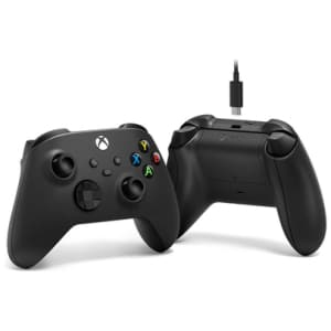 Microsoft Xbox Wireless Controller + USB-C Cable Negro Gamepad Analógico/Digital PC, Xbox One, Xbox One S, Xbox One X, Xbox Series S, Xbox Series X