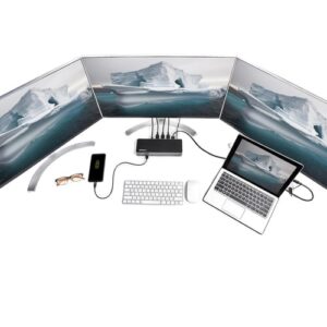 StarTech.com Docking Station USB-C y USB-A 10Gb - Replicador de Puertos Híbrido Universal para 3 Monitores DisplayPort y HDMI 4K de 60Hz - PD 85W - Hub Ladrón USB de 6 Puertos - Audio - Red Gigabit StarTech.com Docking Station USB-C y USB-A 10Gb - Replicador de Puertos Híbrido Universal para 3 Monitores DisplayPort y HDMI 4K de 60Hz - PD 85W - Hub Ladrón USB de 6 Puertos - Audio - Red Gigabit