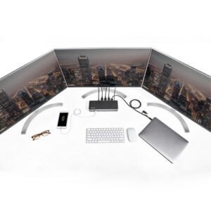 StarTech.com Docking Station USB-C y USB-A 10Gb - Replicador de Puertos Híbrido Universal para 3 Monitores DisplayPort y HDMI 4K de 60Hz - PD 85W - Hub Ladrón USB de 6 Puertos - Audio - Red Gigabit StarTech.com Docking Station USB-C y USB-A 10Gb - Replicador de Puertos Híbrido Universal para 3 Monitores DisplayPort y HDMI 4K de 60Hz - PD 85W - Hub Ladrón USB de 6 Puertos - Audio - Red Gigabit
