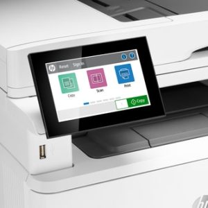 HP LaserJet Enterprise Impresora multifunción M430f, Blanco y negro, Impresora para Empresas, Imprima, copie, escanee y envíe por fax, AAD de 50 hojas; Impresión a doble cara; Escaneado a doble cara; Impresión desde USB frontal; Tamaño compacto; Energéticamente eficiente; Gran seguridad escanee y envíe por fax