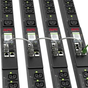 APC APDU9981EU3 unidad de distribución de energía (PDU) 24 salidas AC 0U Negro