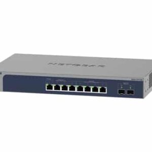 NETGEAR 8-Port Multi-Gigabit/10G Ethernet Smart Switch with 2 SFP+ Ports (MS510TXM) Gestionado L2+ 10G Ethernet (100/1000/10000) Gris NETGEAR 8-Port Multi-Gigabit/10G Ethernet Smart Switch with 2 SFP+ Ports (MS510TXM) Gestionado L2+ 10G Ethernet (100/1000/10000) Gris