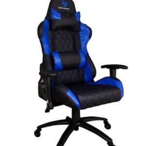 SILLA GAMING DEEP GAMING DEEP COMMAND 2 BLACK / BLUE Deep Gaming Deep Command II Silla para videojuegos de PC Asiento acolchado Negro, Azul