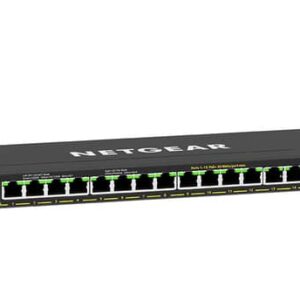 NETGEAR GS316EP-100PES switch Gestionado Gigabit Ethernet (10/100/1000) Energía sobre Ethernet (PoE) Negro NETGEAR GS316EP-100PES switch Gestionado Gigabit Ethernet (10/100/1000) Energía sobre Ethernet (PoE) Negro