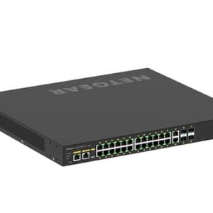 NETGEAR M4250-26G4XF-PoE+ Gestionado L2/L3 Gigabit Ethernet (10/100/1000) Energía sobre Ethernet (PoE) 1U Negro