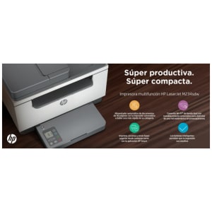 HP LaserJet Impresora multifunción M234sdw, Blanco y negro, Impresora para Oficina pequeña, Impresión, copia, escáner, Escanear a correo electrónico; Escanear a PDF; Tamaño compacto; Energéticamente eficiente; Impresión rápida a doble cara; AAD de 40 hojas; Wi-Fi de banda dual HP LaserJet Impresora multifunción M234sdw, Blanco y negro, Impresora para Oficina pequeña, Impresión, copia, escáner, Escanear a correo electrónico; Escanear a PDF; Tamaño compacto; Energéticamente eficiente; Impresión rápida a doble cara; AAD de 40 hojas; Wi-Fi de banda dual