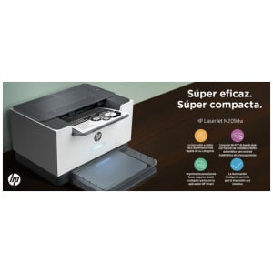 HP LaserJet Impresora M209dw, Blanco y negro, Impresora para Home y Home Office, Estampado, Impresión a doble cara; Tamaño compacto; Energéticamente eficiente; Wi-Fi de banda dual