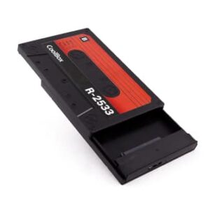 CARCASA DISCO DURO 2.5" COOLBOX SATA USB 3.0 RETRO BLACK / RED CoolBox SlimChase R-2533 Carcasa de disco duro/SSD Negro, Rojo 2.5″